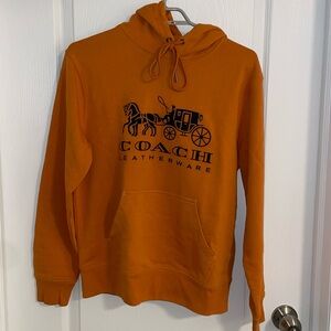 Coach Orange Logo Hoodie - Like New Size S